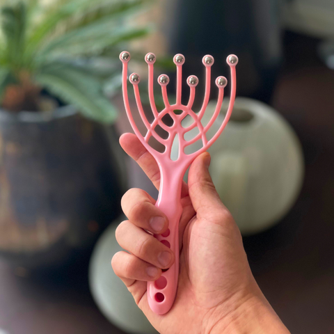 9 claw head massager 